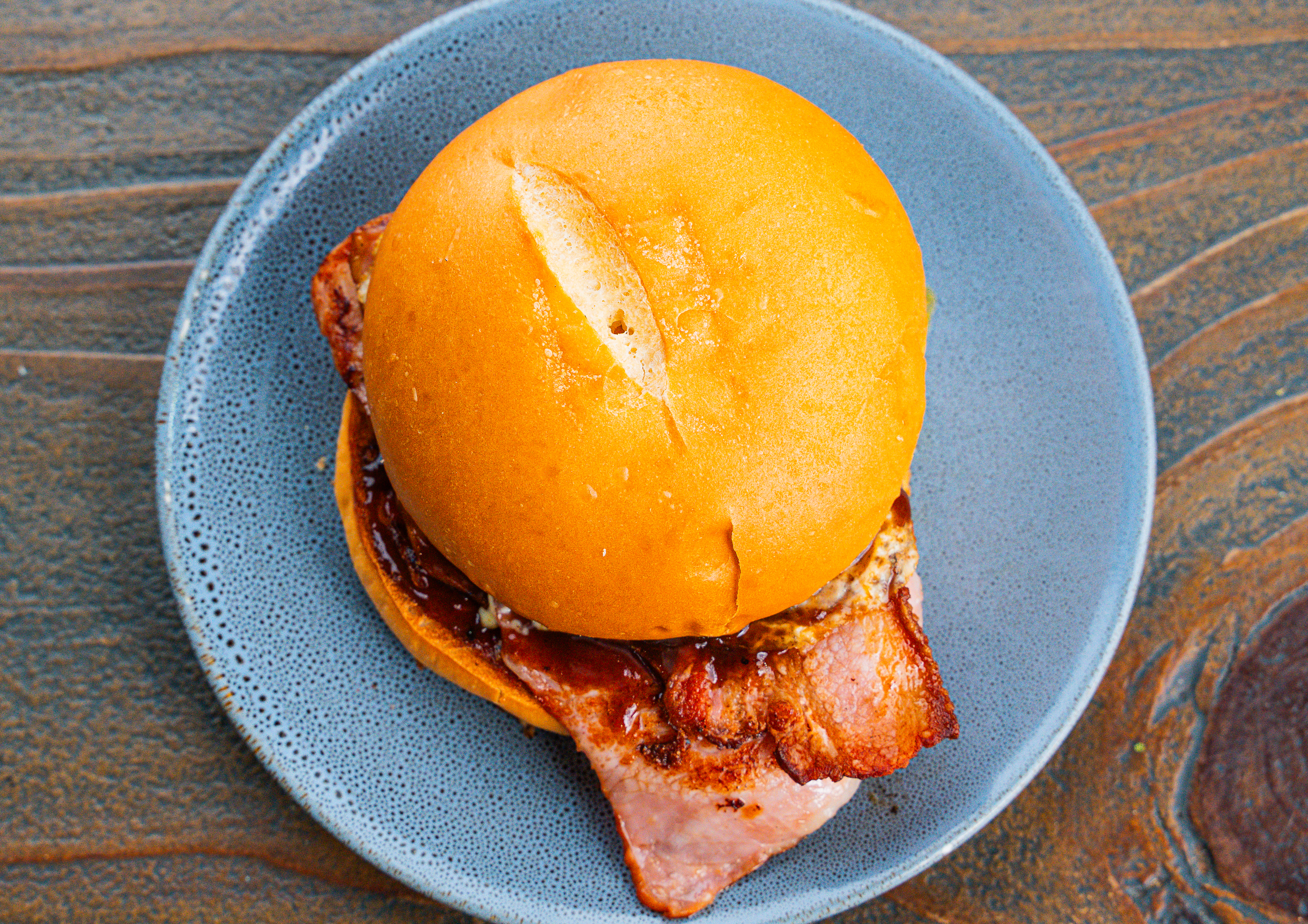 Big Breakfast with eggs, bacon, sausage